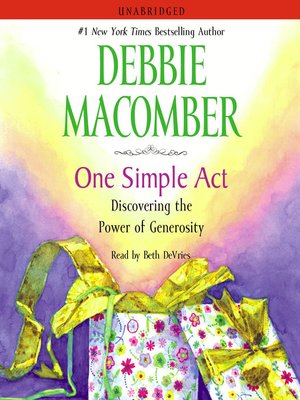 cover image of One Simple Act